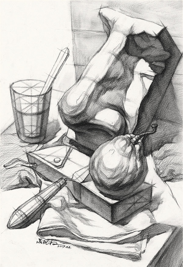 素描靜物作品