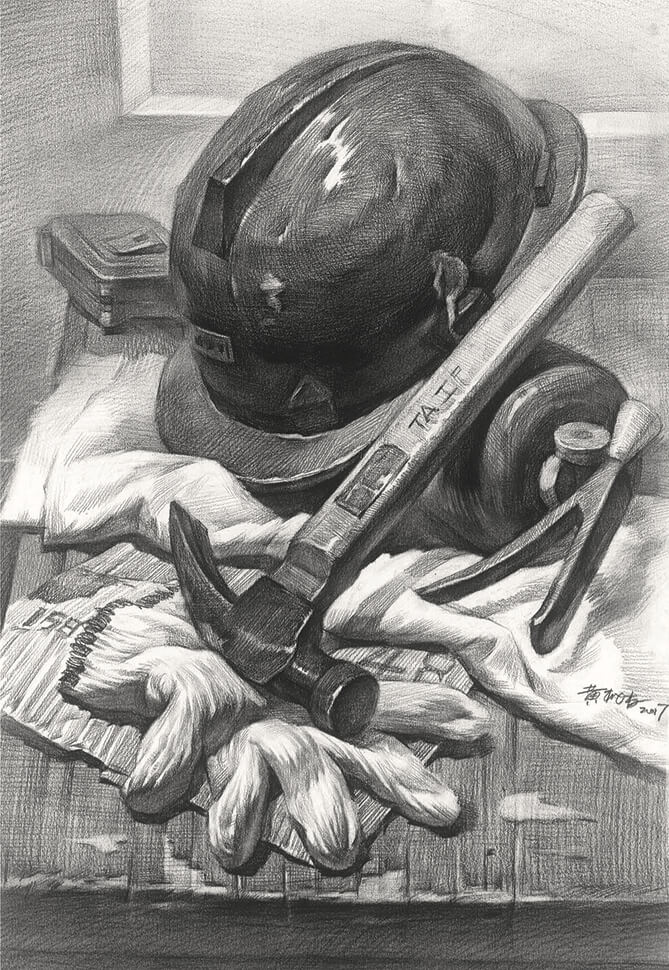 素描靜物作品